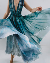 Leanne Marshall - Blue Dye Organza Dress