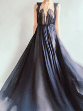 Leanne Marshall - Navy Blue Organza Gown