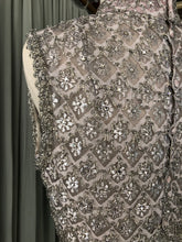 1950s Lavender Beaded Cropped Bodice