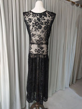 1920s Black Lace Dress