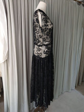1920s Black Lace Dress