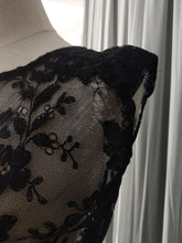 1920s Black Lace Dress