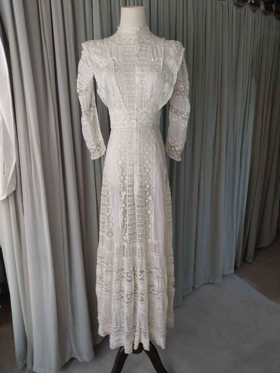Edwardian Batiste Lace Lawn Dress