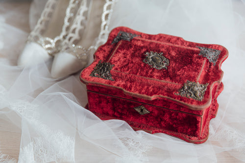 1900s Antique French Jewelry Casket