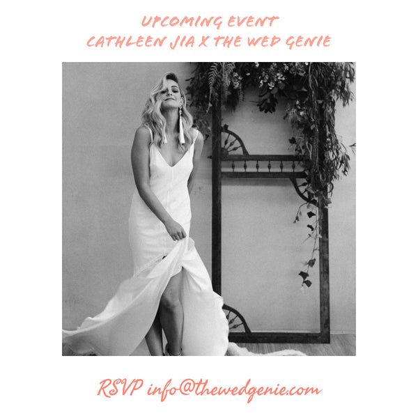*Designer Event* Cathleen Jia x The Wed Genie