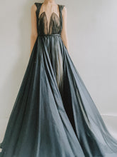 Leanne Marshall - Navy Blue Organza Gown