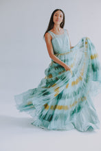 Leanne Marshall - Jade Green and Mustard Gown