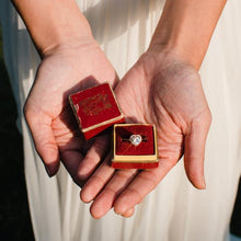 Red Vintage Ring Box