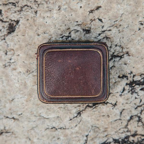 Vintage Brown Rectangular Jewelry Box