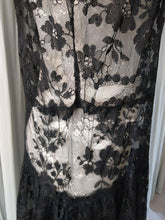 1920s Black Lace Dress